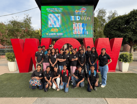 Kalantar kids were invited to Water Park by Worlds of Wonder to enjoy the fun of water waves in the approaching heat waves​